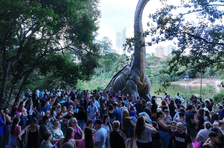 Com visitantes de outras cidades e estados, exposição ‘Jurássico Condor’ leva mais de 22,5 mil pessoas ao Parque do Ingá nos três primeiros dias