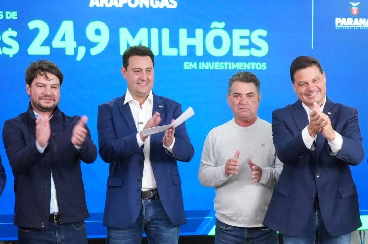 Governo anuncia R$ 24,9 milhões em investimentos para Arapongas