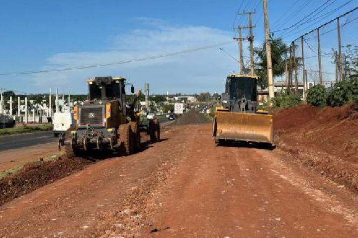 Marginal da BR-376 recebe melhorias e avança para futura pavimentação