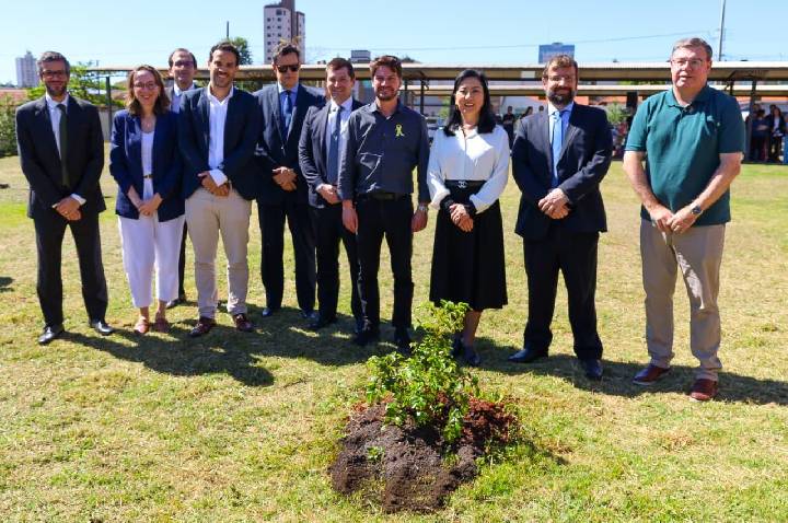 Presidente do TJ-PR participa de plantio de árvores em Arapongas pelo programa 