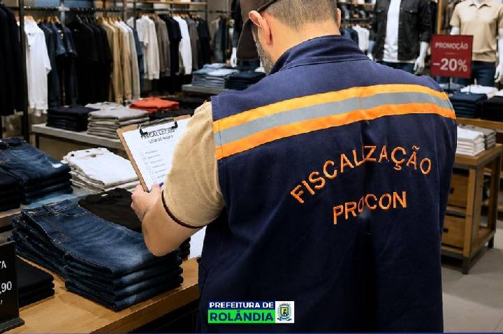 Procon-PR e Procons municipais realizaram ação conjunta de fiscalização em lojas no Paraná