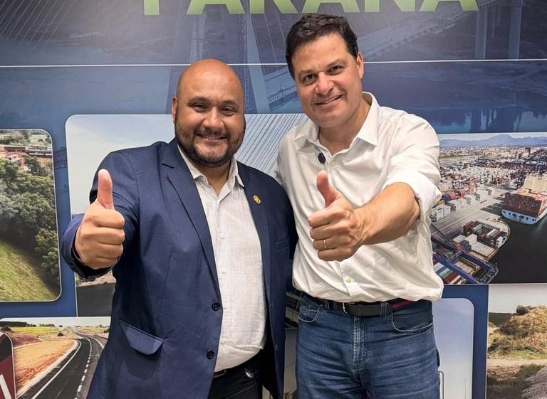 Vereador cumpre agenda em Curitiba buscando recursos para Apucarana