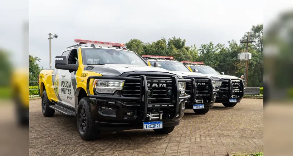 Com primeiras RAMs da história, PR reforça frota da segurança pública