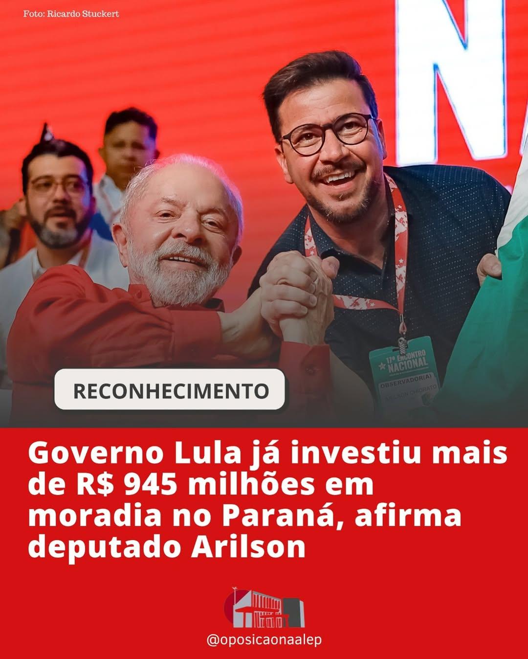 Arilson Chiorato critica governo estadual e cobra reconhecimento dos investimentos federais em moradias
