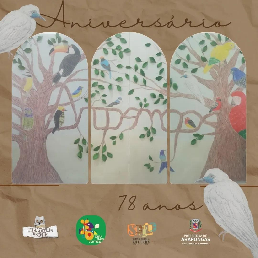 Exposição e palestra com historiadores celebram os 78 anos de Arapongas