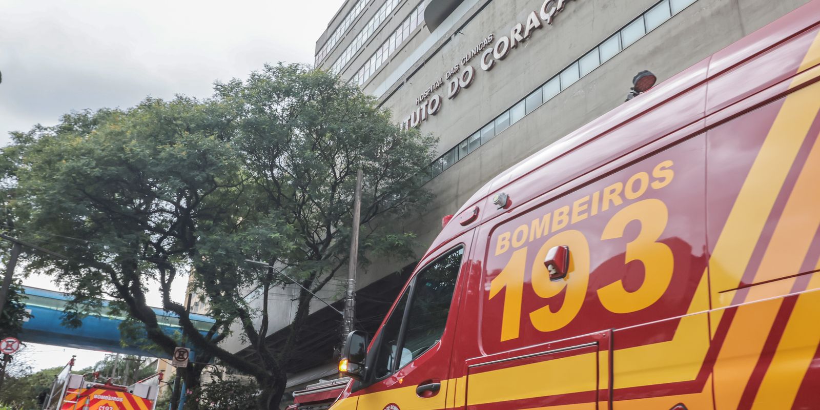 Incêndio atinge o Instituto do Coração, em São Paulo