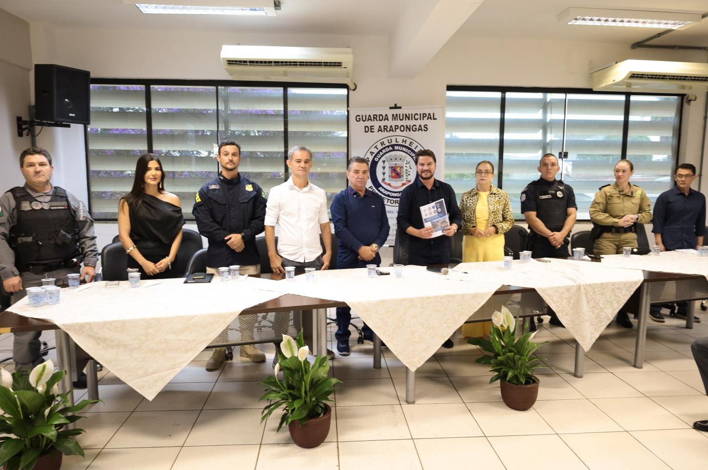 Arapongas lança Plano Municipal de Segurança Pública 2026