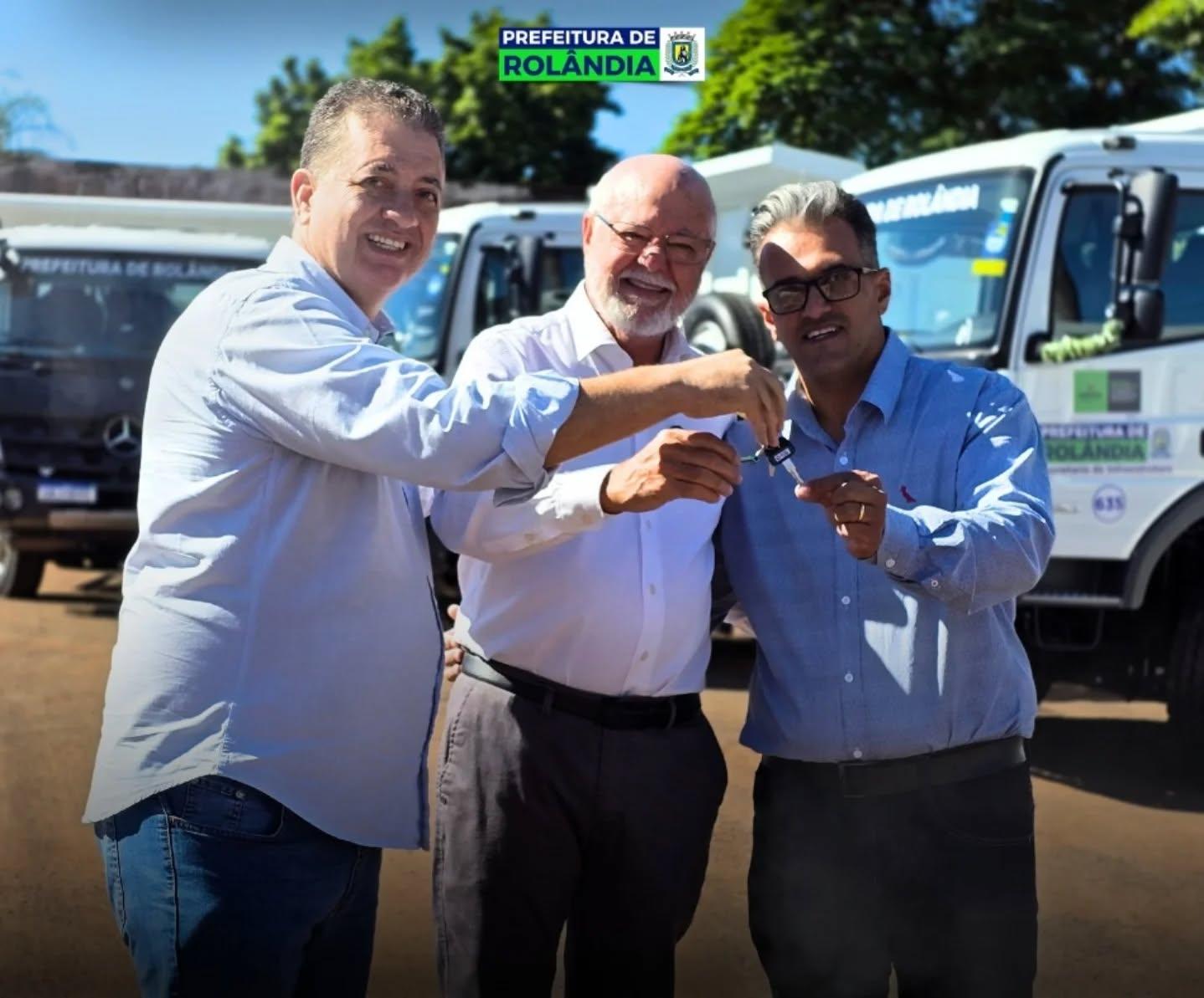 Rolândia tem reforço em maquinários para obras