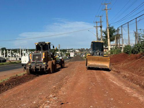 Marginal da BR-376 recebe melhorias e avança para futura pavimentação